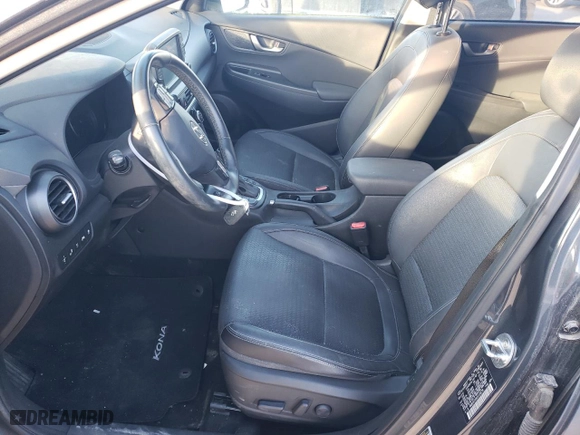 2018 Hyundai Kona Ultimate with VIN KM8K5CA59JU128278, listed as a Copart auction lot 42040795 with 38,497 mi miles and Salvage Title. Bid and sale history available at carsss.com. Image 7.