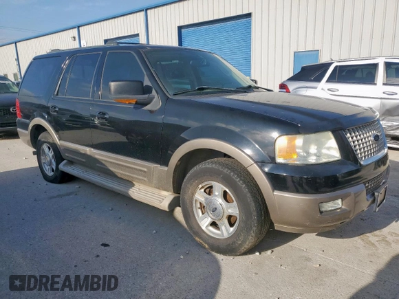 2004 Ford Expedition Eddie Bauer z VIN 1FMFU17L94LB02594, wystawiony jako Copart lot #55357975 z przebiegiem 104 450 mil mil oraz Szkoda całkowita • Salvage title. Historia ofert i sprzedaży dostępna na DreamBid. Obrazek 4.