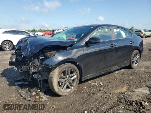 2021 Kia Forte GT-Line z VIN 3KPF34AD4ME423476, wystawiony jako Copart lot #59037255 z przebiegiem 49 331 mil mil oraz Szkoda całkowita • Salvage title. Historia ofert i sprzedaży dostępna na DreamBid. Obrazek 1.