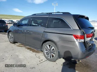 2015 Honda Odyssey Touring Elite with VIN 5FNRL5H94FB037299, listed as a Copart auction lot 53886345 with 109,032 mi miles and Salvage Title. Bid and sale history available at DreamBid. Image 2.