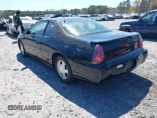 2001 Chevrolet Monte Carlo SS with VIN 2G1WX15K519114291, listed as a IAAI auction lot 41887315 with 185,532 mi miles. Bid and sale history available at carsss.com. Image 3.