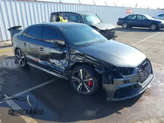 2019 Audi RS 3 with VIN WUABWGFF4KA906650, listed as a IAAI auction lot 42163296 with 36,235 mi miles and . Bid and sale history available at DreamBid. Image 1.