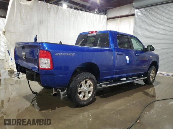 2019 Ram 3500 Big Horn with VIN 3C63R3DJ7KG597371, listed as a Copart auction lot 79213724 with 31,151 mi miles and Salvage Title. Bid and sale history available at carsss.com. Image 3.