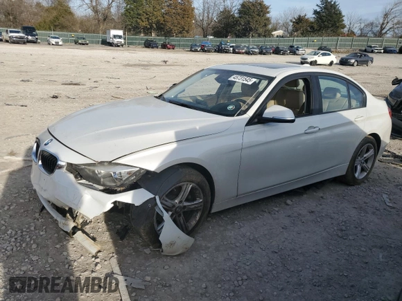 2013 BMW 3 Series 328i with VIN WBA3A5G58DNP19821, listed as a Copart auction lot 55409755 with 110,257 mi miles and Salvage Title. Bid and sale history available at DreamBid. Image 1.