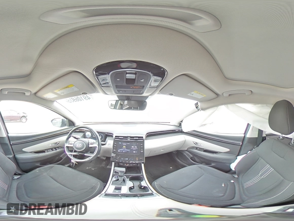2022 Hyundai Tucson SEL with VIN 5NMJF3AE8NH059724, listed as a Copart auction lot 49106935 with 23,497 mi miles and Salvage Title. Bid and sale history available at carsss.com. Image 14.