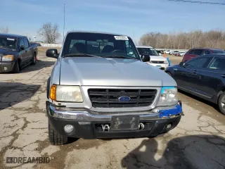 2003 Ford Ranger XL Fleet with VIN 1FTZR45E93TA38273, listed as a Copart auction lot 43724835 with 156,039 mi miles and Salvage Title. Bid and sale history available at carsss.com. Image 5.