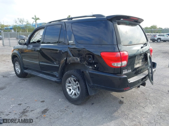 2006 Toyota Sequoia SR5 with VIN 5TDZT34A16S279192, listed as a IAAI auction lot 41758196 with 119,121 mi miles. Bid and sale history available at carsss.com. Image 3.