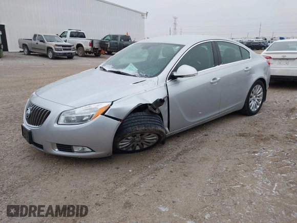 2012 Buick Regal with VIN 2G4GR5EK0C9141863, listed as a IAAI auction lot 41531938 with 60,224 mi miles. Bid and sale history available at carsss.com. Image 2.