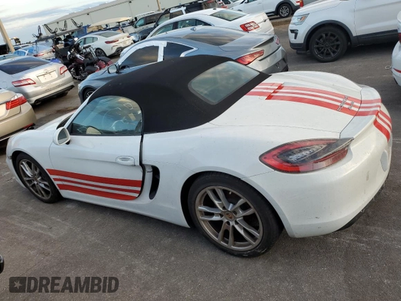 2014 Porsche Boxster z VIN WP0CA2A8XES121446, wystawiony jako Copart lot #74572644 z przebiegiem Nie podano mil oraz Szkoda całkowita • Salvage title. Historia ofert i sprzedaży dostępna na DreamBid. Obrazek 2.