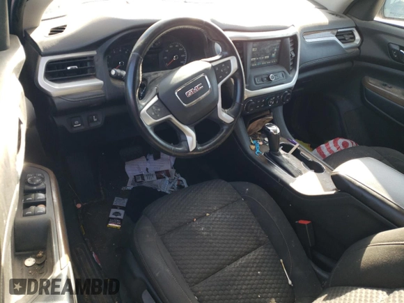 2019 GMC Acadia SLE with VIN 1GKKNKLA9KZ266629, listed as a Copart auction lot 46946115 with 107,122 mi miles and Salvage Title. Bid and sale history available at carsss.com. Image 8.