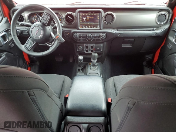 2023 Jeep Gladiator Sport S with VIN 1C6HJTAG4PL547608, listed as a Copart auction lot 52566245 with 8,464 mi miles and Salvage title. Bid and sale history available at DreamBid. Image 8.