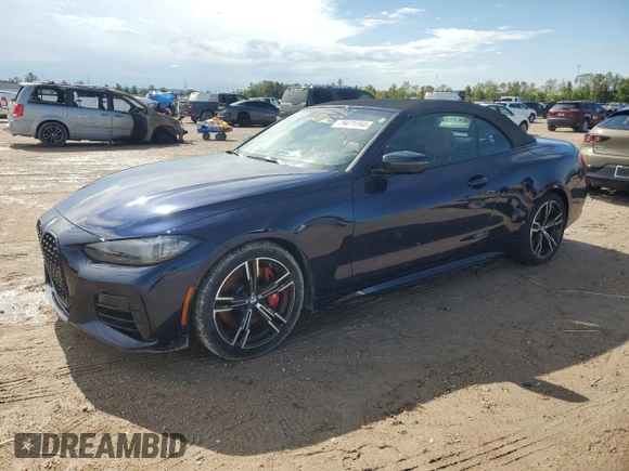 2023 BMW 4 Series M440i with VIN WBA53AT06PCL25904, listed as a Copart auction lot 78421284 with Not Provided miles and Non Repairable. Bid and sale history available at DreamBid. Image 1.