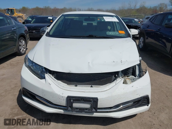 2015 Honda Civic Sedan LX with VIN 19XFB2F50FE238935, listed as a IAAI auction lot 42045674 with 56,553 mi miles. Bid and sale history available at carsss.com. Image 13.