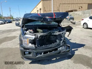 2018 Ford F-150 XL with VIN 1FTEX1C58JFC22654, listed as a Copart auction lot 47610705 with 118,361 mi miles and Salvage Title. Bid and sale history available at carsss.com. Image 10.