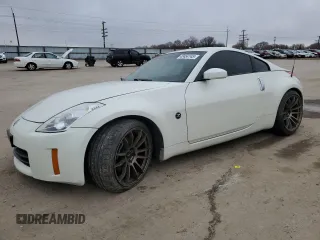 2008 Nissan 350Z Enthusiast with VIN JN1BZ34E88M752591, listed as a Copart auction lot 43454145 with 109,662 mi miles and Salvage Title. Bid and sale history available at carsss.com. Image 1.