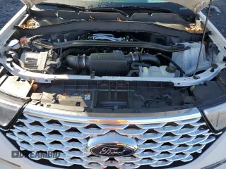 2023 Ford Explorer Platinum with VIN 1FM5K8HC5PGA49513, listed as a Copart auction lot 43654785 with 34,928 mi miles and Salvage title. Bid and sale history available at DreamBid. Image 12.