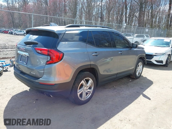 2018 GMC Terrain SLE with VIN 3GKALTEX6JL159729, listed as a IAAI auction lot 41880983 with 90,190 mi miles. Bid and sale history available at carsss.com. Image 4.