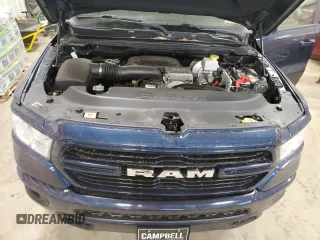 2019 Ram 1500 Big Horn z VIN 1C6SRFFT6KN622358, wystawiony jako Copart lot #47748595 z przebiegiem 84 975 mil mil oraz Szkoda całkowita • Salvage title. Historia ofert i sprzedaży dostępna na DreamBid. Obrazek 11.