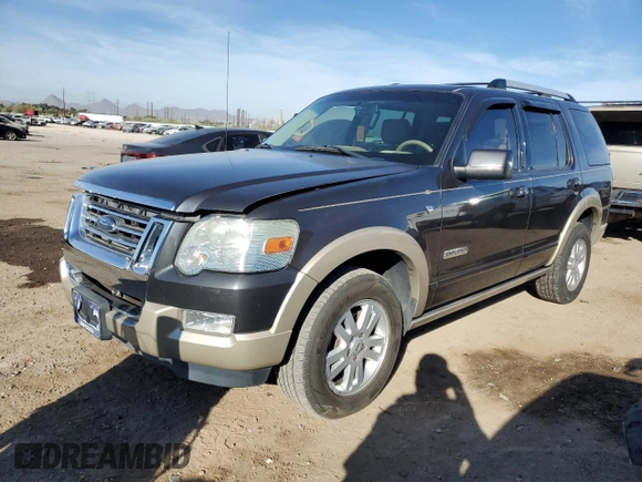 2007 Ford Explorer Eddie Bauer with VIN 1FMEU64877UA90923, listed as a Copart auction lot 85373294 with 140,493 mi miles and Clean title. Bid and sale history available at DreamBid. Image 1.