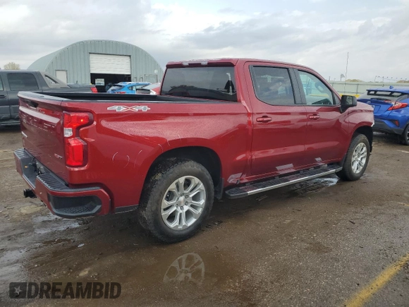 2021 Chevrolet Silverado 1500 RST with VIN 3GCUYEED7MG381544, listed as a Copart auction lot 77349354 with 44,452 mi miles and Salvage Title. Bid and sale history available at carsss.com. Image 3.