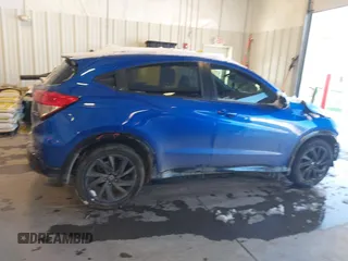 2022 Honda HR-V Sport with VIN 3CZRU6H11NM757838, listed as a IAAI auction lot 41346798 with 30,092 mi miles. Bid and sale history available at carsss.com. Image 13.