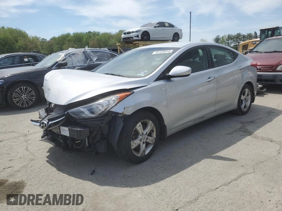 2013 Hyundai Elantra GLS z VIN 5NPDH4AE7DH160509, wystawiony jako Copart lot #55120015 z przebiegiem 211 228 mil mil oraz Tytuł czysty. Historia ofert i sprzedaży dostępna na DreamBid. Obrazek 1.