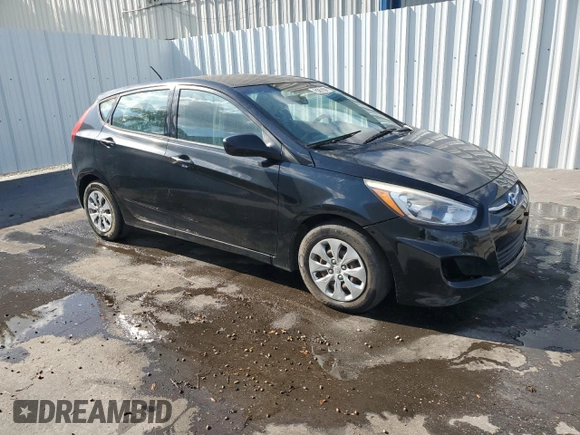 2017 Hyundai Accent SE with VIN KMHCT5AE7HU355551, listed as a Copart auction lot 53730375 with 128,416 mi miles and Clean Title. Bid and sale history available at DreamBid. Image 4.