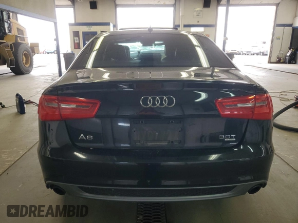 2013 Audi A6 Prestige with VIN WAUHGAFC5DN089463, listed as a Copart auction lot 57886495 with Not provided miles and Salvage title. Bid and sale history available at DreamBid. Image 6.