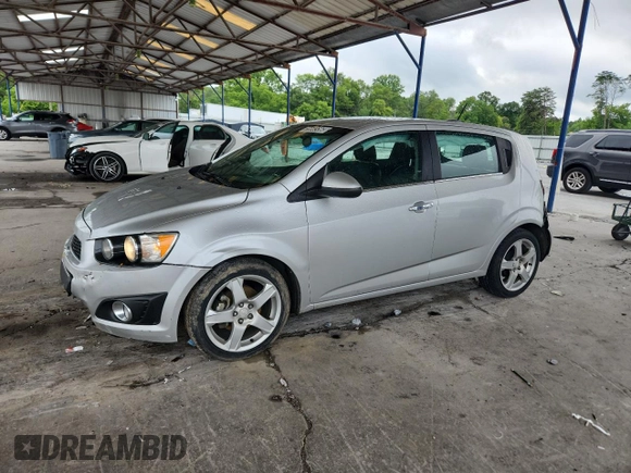 2015 Chevrolet Sonic LTZ with VIN 1G1JE6SBXF4109423, listed as a Copart auction lot 60329525 with 109,126 mi miles and Salvage title. Bid and sale history available at DreamBid. Image 1.