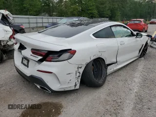 2019 BMW 8 Series M850i xDrive with VIN WBABC4C53KBJ35783, listed as a Copart auction lot 46775033 with 0 mi miles. Bid and sale history available at carsss.com. Image 3.