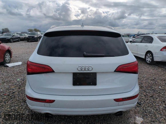 2013 Audi Q5 Premium with VIN WA1CFAFP8DA075903, listed as a Copart auction lot 53667435 with 114,337 mi miles and Salvage title. Bid and sale history available at DreamBid. Image 6.