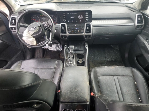 2021 Kia Sorento S with VIN 5XYRLDLC5MG024113, listed as a Copart auction lot 42989615 with 87,779 mi miles and Salvage Title. Bid and sale history available at carsss.com. Image 8.