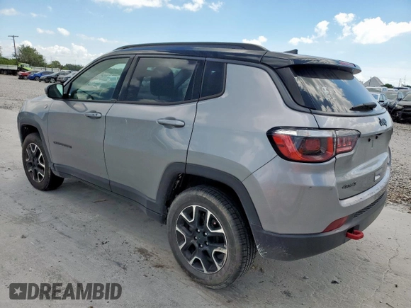 2020 Jeep Compass Trailhawk z VIN 3C4NJDDB6LT202919, wystawiony jako Copart lot #66373195 z przebiegiem 122 039 mil mil oraz Czysty tytuł • Clean title. Historia ofert i sprzedaży dostępna na DreamBid. Obrazek 2.