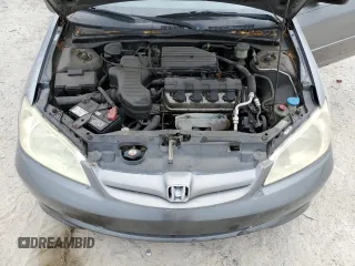 2005 Honda Civic LX with VIN 2HGES16505H608324, listed as a Copart auction lot 53636065 with 176,303 mi miles and Clean Title. Bid and sale history available at carsss.com. Image 11.