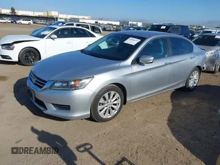 2014 Honda Accord Sedan LX with VIN 1HGCR2F39EA204167, listed as a IAAI auction lot 42086879 with 129,596 mi miles. Bid and sale history available at carsss.com. Image 2.