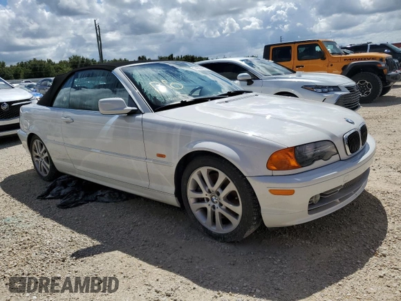 2003 BMW 3 Series 330Ci with VIN WBABS53463JU98716, listed as a Copart auction lot 74505954 with 0 mi miles and Non Repairable. Bid and sale history available at carsss.com. Image 4.