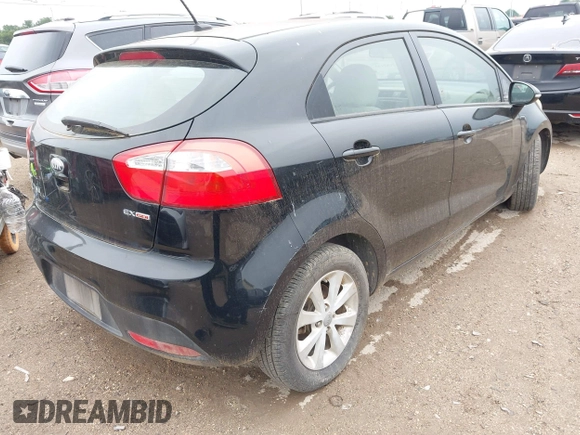 2013 Kia Rio SX with VIN KNADN5A36D6245572, listed as a IAAI auction lot 42182188 with 205,142 mi miles and . Bid and sale history available at DreamBid. Image 4.