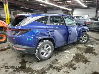 2022 Hyundai Tucson SEL with VIN 5NMJBCAE0NH033663, listed as a Copart auction lot 45242255 with 50,664 mi miles and Salvage Title. Bid and sale history available at carsss.com. Image 3.