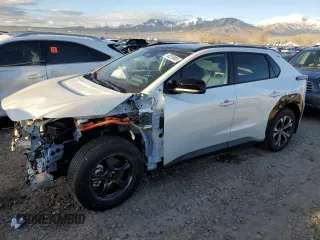 2024 Toyota bZ4X XLE with VIN JTMABACA8RA071804, listed as a Copart auction lot 50259885 with 5,512 mi miles and Salvage Title. Bid and sale history available at carsss.com. Image 1.