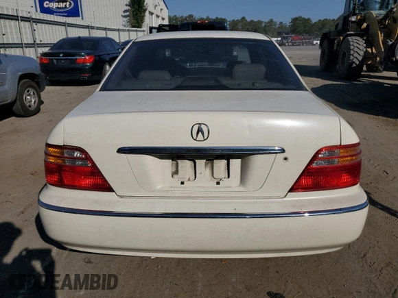 2001 Acura RL with VIN JH4KA96691C000647, listed as a Copart auction lot 77895954 with 225,386 mi miles and Salvage Title. Bid and sale history available at carsss.com. Image 6.