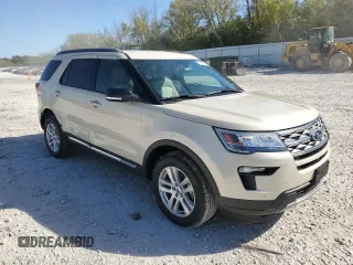 2018 Ford Explorer XLT with VIN 1FM5K8D86JGA12639, listed as a Copart auction lot 73129064 with 124,964 mi miles and Salvage Title. Bid and sale history available at DreamBid. Image 4.