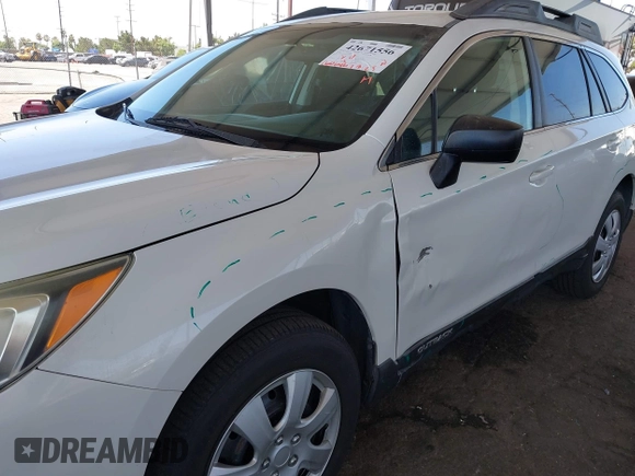 2016 Subaru Outback 2.5i with VIN 4S4BSAAC6G3273241, listed as a IAAI auction lot 42671556 with 160,646 mi miles and . Bid and sale history available at DreamBid. Image 6.
