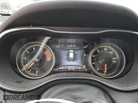 2021 Jeep Cherokee Trailhawk z VIN 1C4PJMBXXMD110534, wystawiony jako Copart lot #56333785 z przebiegiem 53 310 mil mil oraz Szkoda całkowita • Salvage title. Historia ofert i sprzedaży dostępna na DreamBid. Obrazek 9.