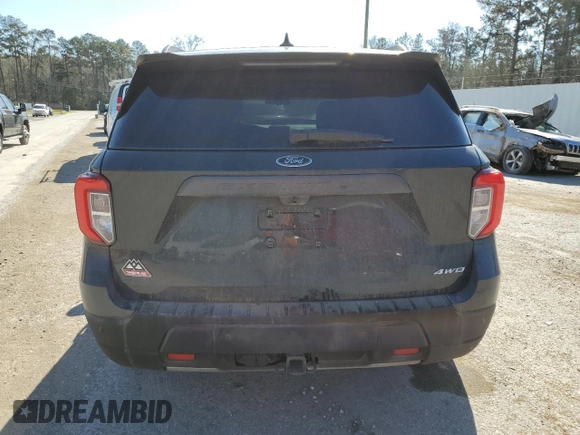 2023 Ford Explorer Timberline with VIN 1FMSK8JH4PGA28838, listed as a Copart auction lot 48324345 with 0 mi miles and Salvage Title. Bid and sale history available at carsss.com. Image 6.