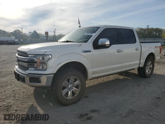 2019 Ford F-150 XL with VIN 1FTEW1E53KFC64165, listed as a Copart auction lot 50802595 with 148,546 mi miles and Salvage Title. Bid and sale history available at carsss.com. Image 1.
