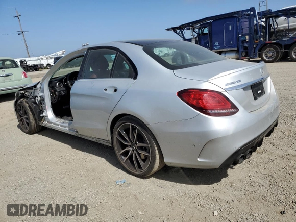 2019 Mercedes-Benz C 43 AMG с VIN 55SWF6EB6KU285618, выставлен на аукционе Copart как лот 58557465 с пробегом 34 990 миль миль и Списание • Salvage title. История ставок и продаж доступна на DreamBid. Изображение 2.
