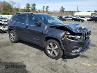 2021 Jeep Cherokee Limited with VIN 1C4PJMDXXMD184761, listed as a Copart auction lot 50923415 with 30,881 mi miles and Salvage title. Bid and sale history available at DreamBid. Image 4.