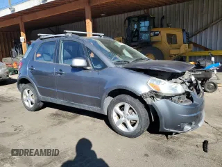2008 Suzuki SX4 with VIN JS2YB417685105050, listed as a Copart auction lot 46467745 with 160,884 mi miles and Salvage Title. Bid and sale history available at carsss.com. Image 4.