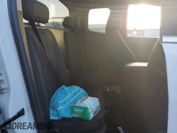 2015 GMC Canyon 2WD SLE with VIN 1GTH5BEA2F1131855, listed as a Copart auction lot 83924504 with 0 mi miles and Salvage Title. Bid and sale history available at carsss.com. Image 10.
