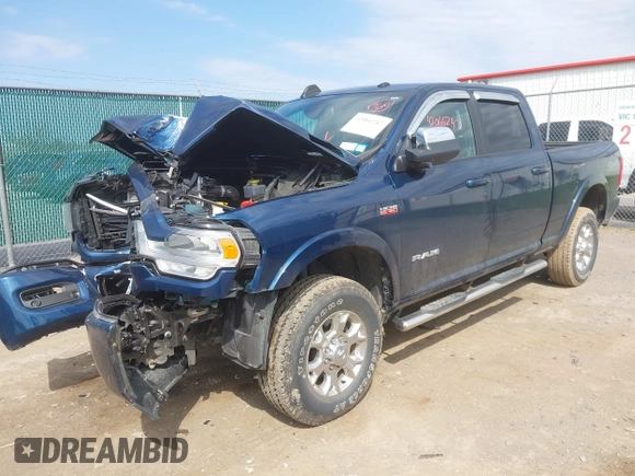 2021 Ram 2500 Laramie with VIN 3C6UR5FJ2MG668959, listed as a IAAI auction lot 42066247 with 14,739 mi miles. Bid and sale history available at carsss.com. Image 17.
